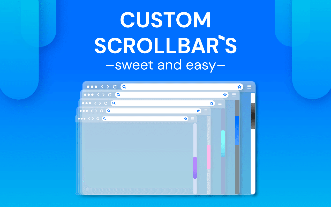 Custom Scrollbar is a Chrome extension